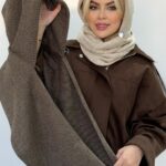 شال کلاهدار متصل رینگی