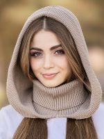 کلاه بافت یقه اسکی